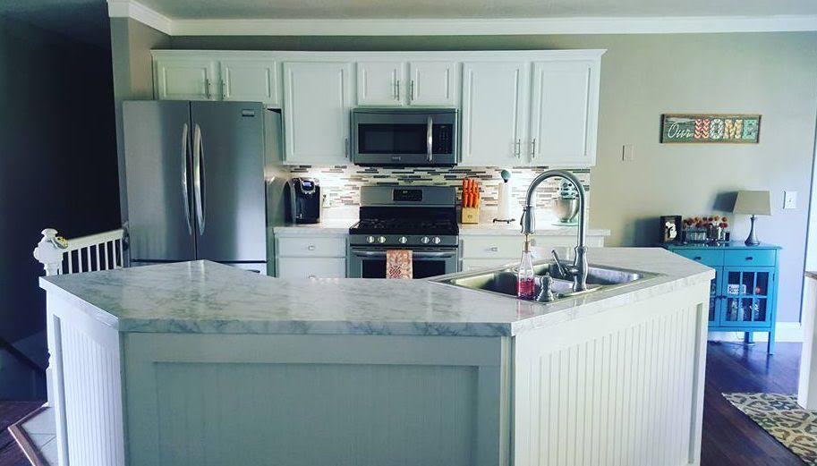White Faux Marble Granite Film Roll N4595