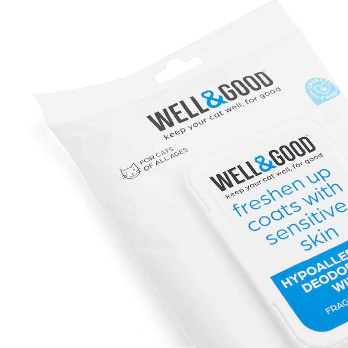 Unscented Hypoallergenic Cat Wipes P105