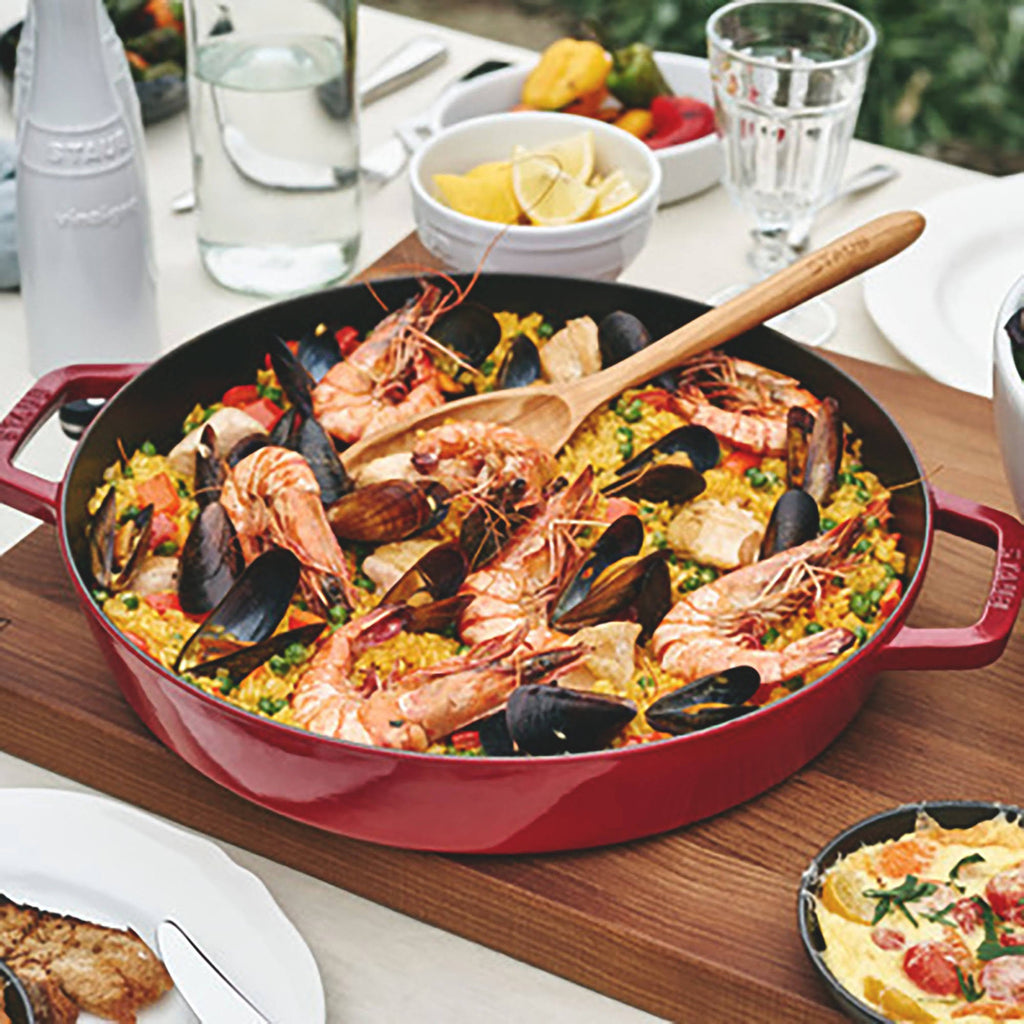 Cherry Cast Iron Double Handle Fry Pan I438