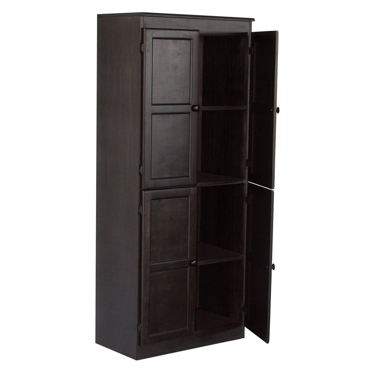 72 inch 5 Shelves Storage Cabinet Brown W1523