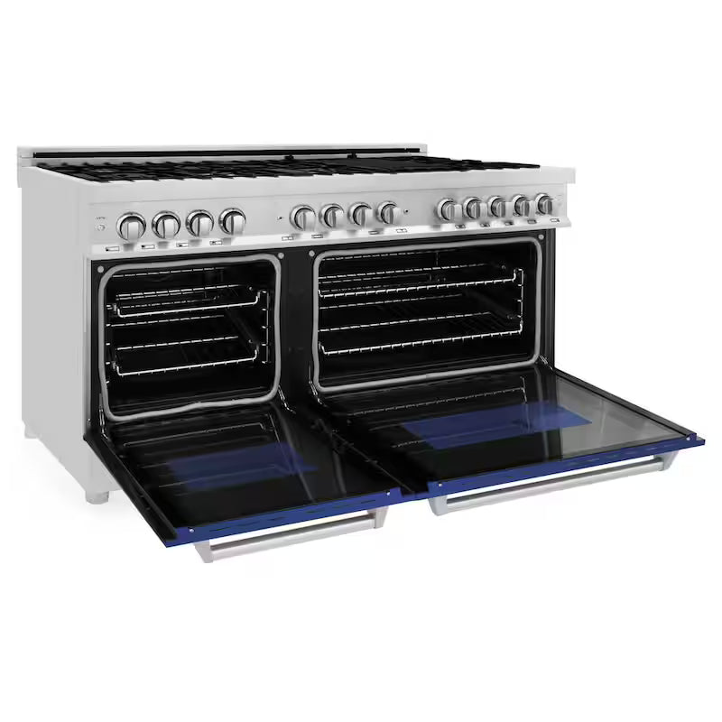 9-Burner Double Oven Dual Fuel Range in Stainless Steel S3260