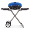 Blue Portable Propane Gas Grill with Scissor Cart & Griddle R165