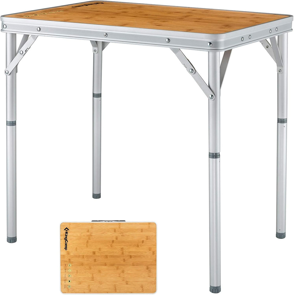 Bamboo Heavy Duty Oversize Portable Folding Table L422