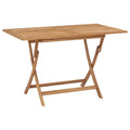 Folding Patio Table Solid Teak Wood L17752