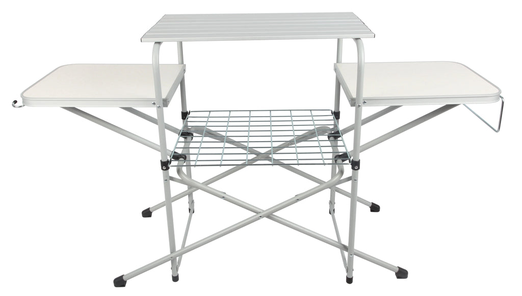 Camp Kitchen Cooking Stand with Three Table Tops W147