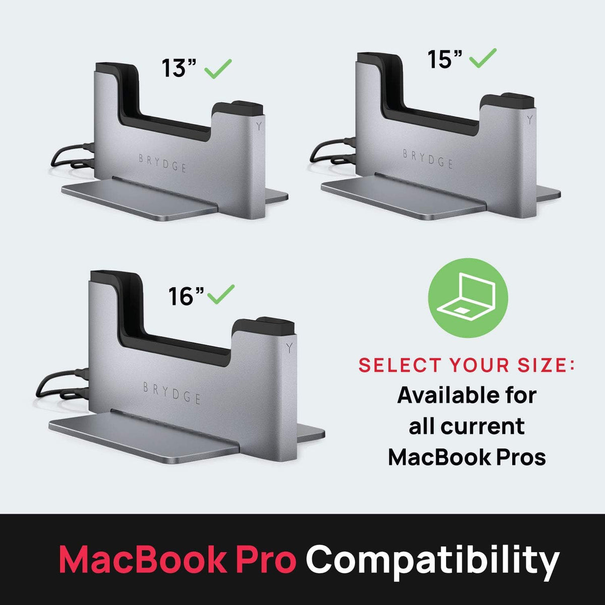 Vertical Laptop Stand for 16-inch MacBook Pro U297027