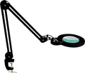 1,200 Lumens Super LED Magnifying Lamp with Clamp, 6 Inches Wide Lens, Black F101