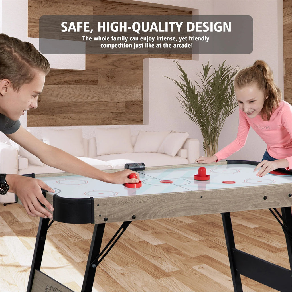 48in Foldable Air Powered Hockey Table with LED Scoreboard T91191