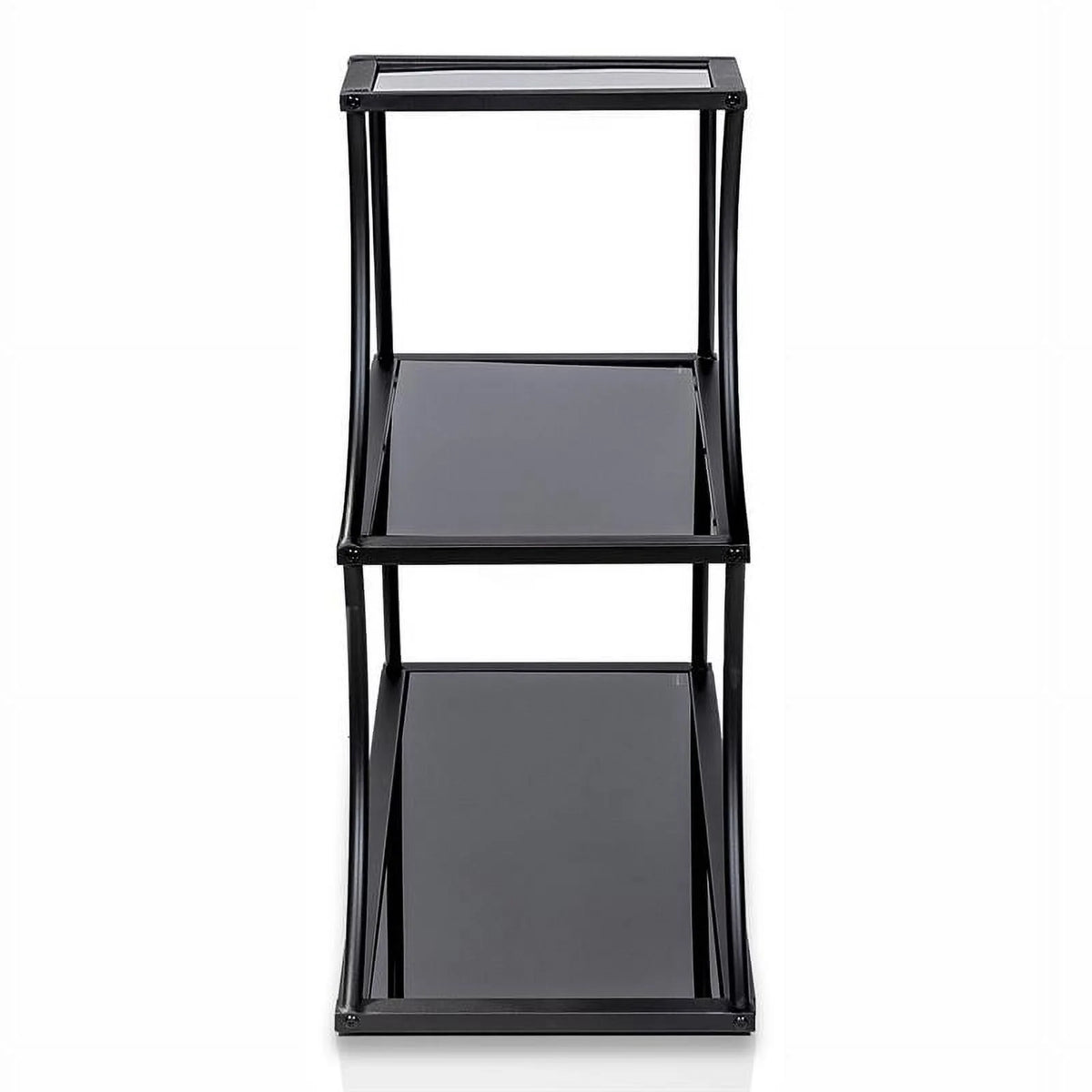 Industrial Metal 3-Shelf Bookcase T1537