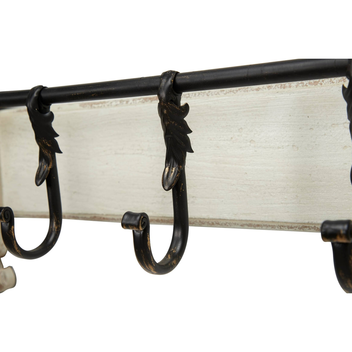 White Metal Vintage Wall Hook H751