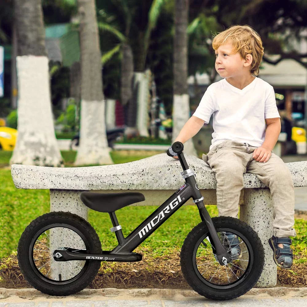 12 No-Pedal Steel Frame Balance Bike with Air Tire F796
