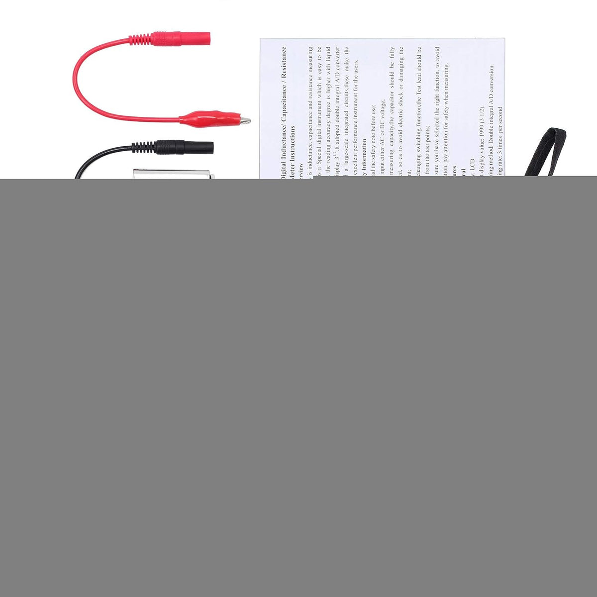 LCR Meter Capacitance Inductance Resistance Tester with Overrange Display P5576