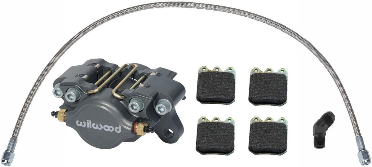 Left Front Sprint Car Caliper Crash Kit, Aluminum Rotor J44044