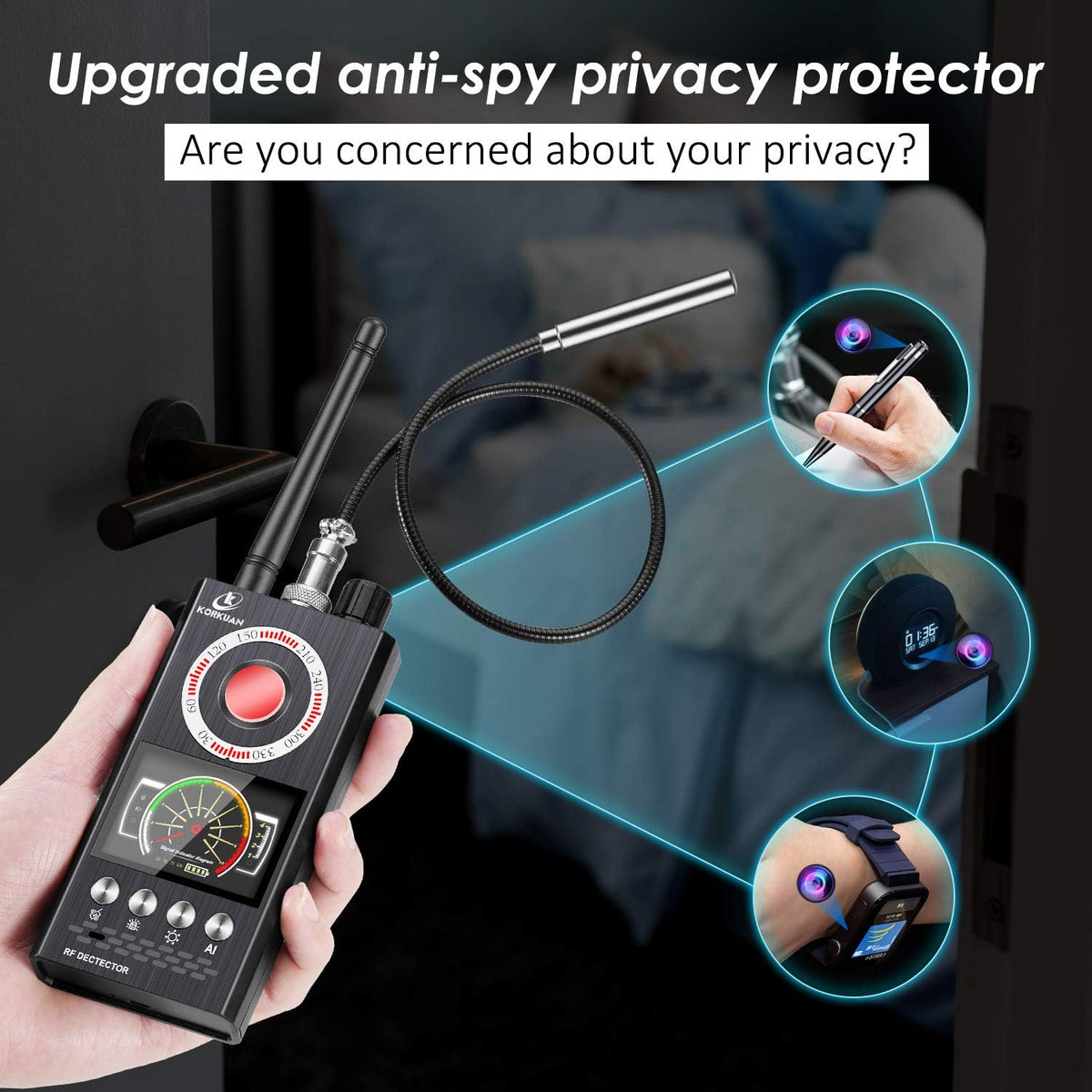 Anti Spy Bug Detector X33766