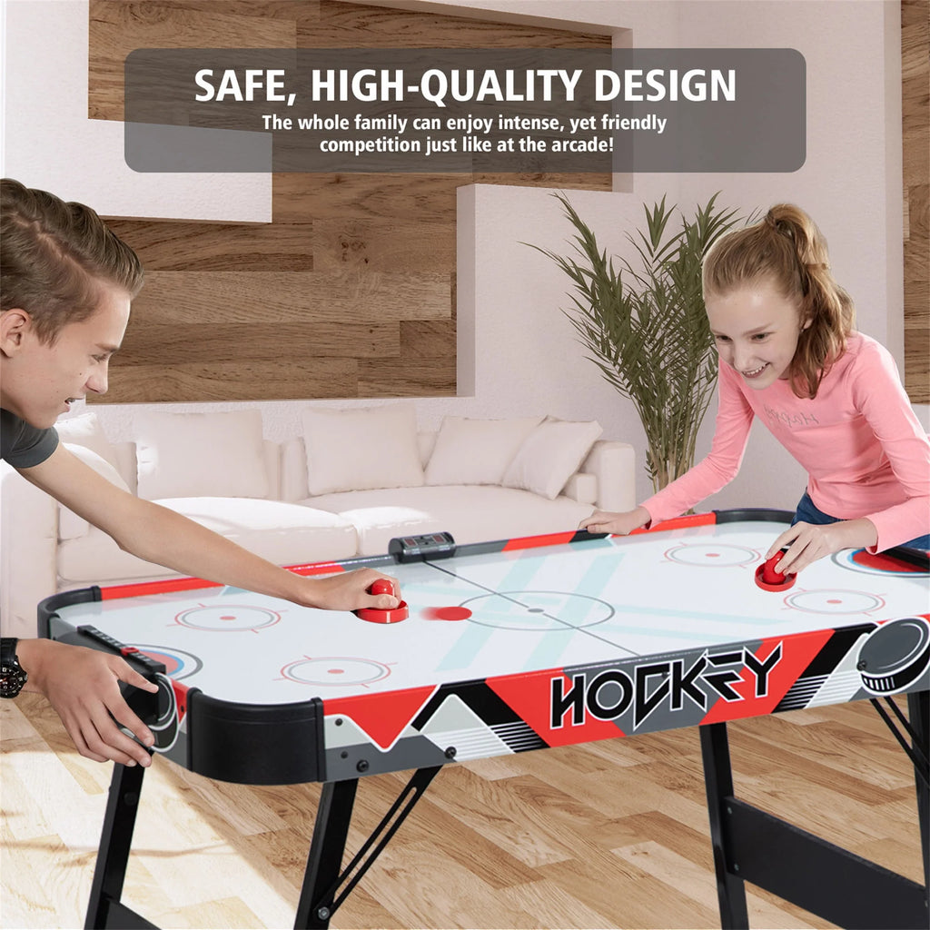 48in Foldable Air Powered Hockey Table with LED Scoreboard T91191