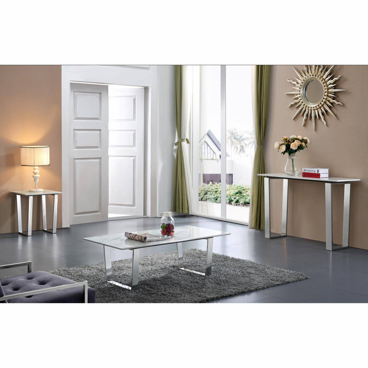 Chrome Console Table O269