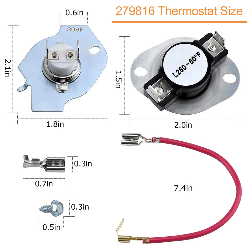 Dryer Heating Element and Thermal Cut-Off Kit Y172