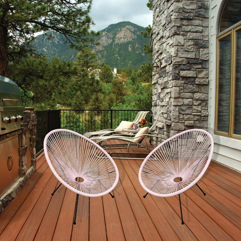 Black Acapulco Chair 4pc Set P847935