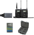 Wireless Microphone Combo System with Waterproof Case & Rapid Charger Kit E4059