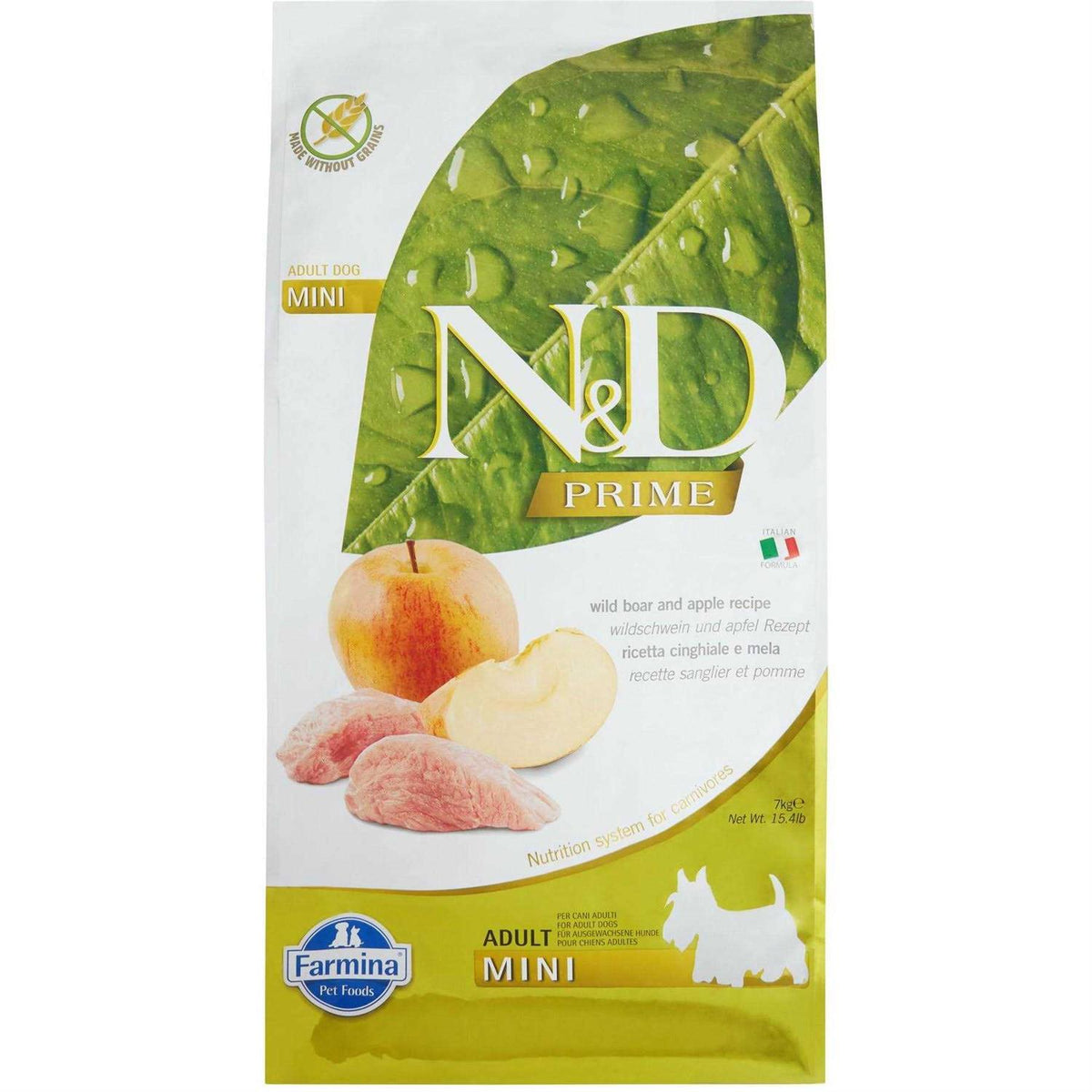 Farmina N&D Free Dog Dry Food Boar & Apple Adult Mini N70071