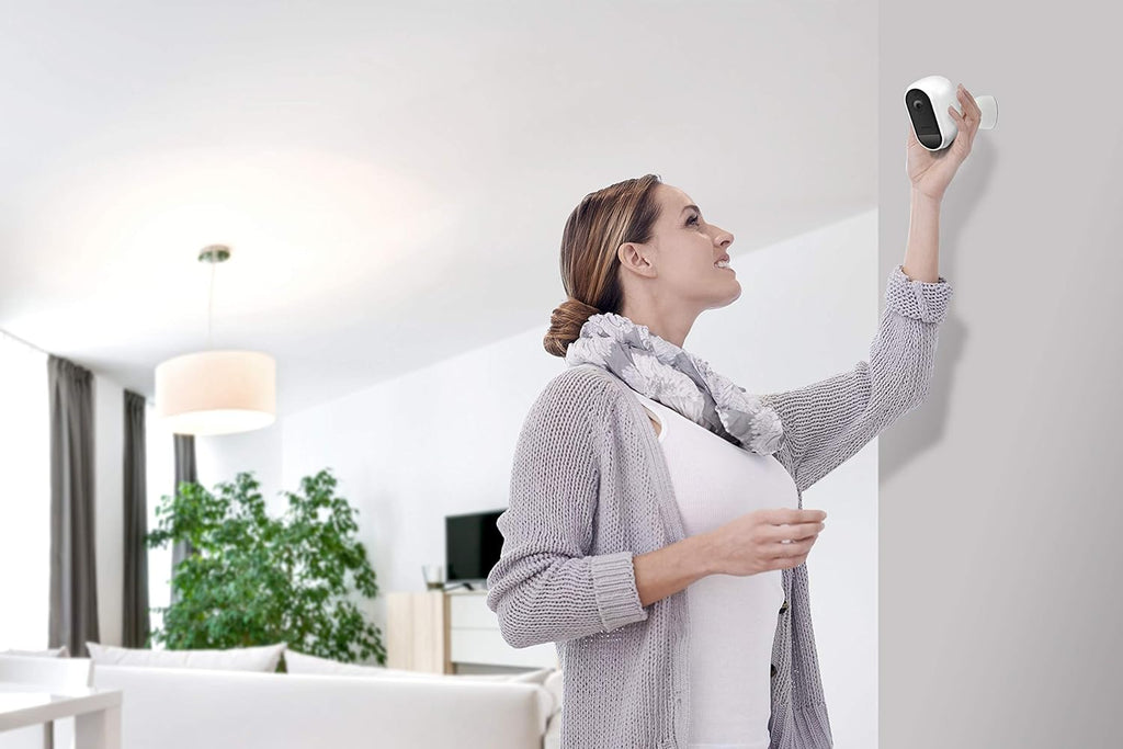 White Wireless 1080p WiFi Security Camera B278