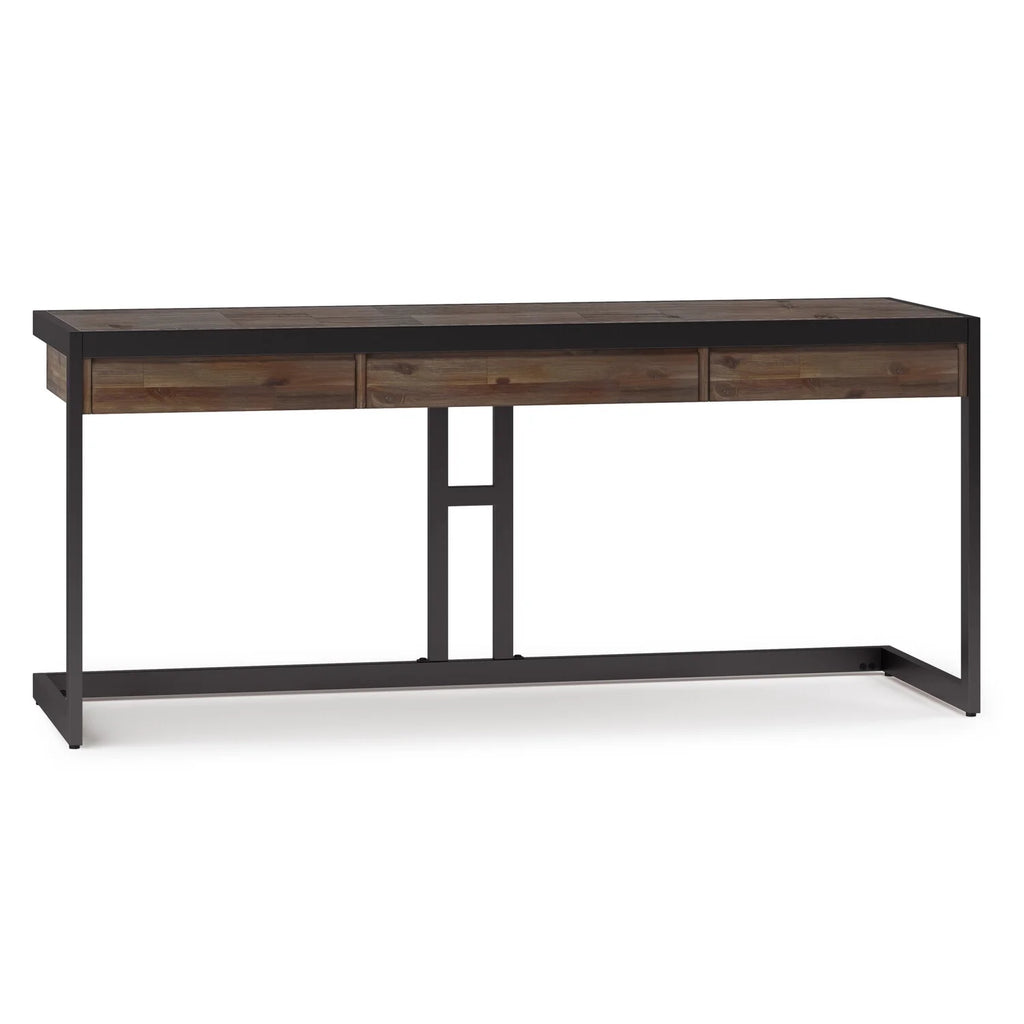 72 inch Wide Solid Acacia Wood Desk L1571