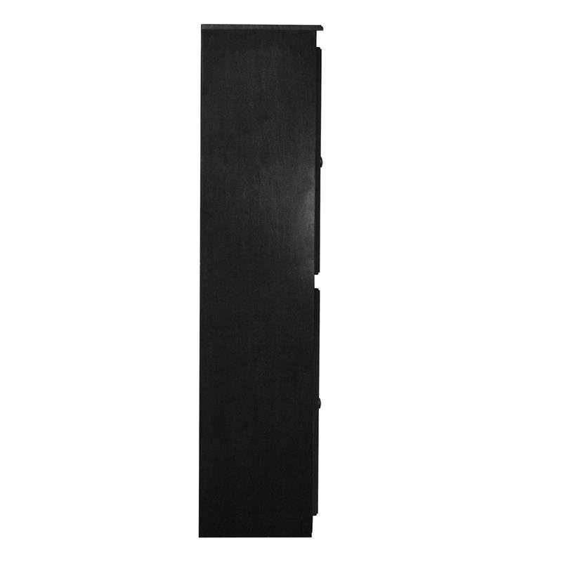 72 inch 5 Shelves Storage Cabinet Brown W1523