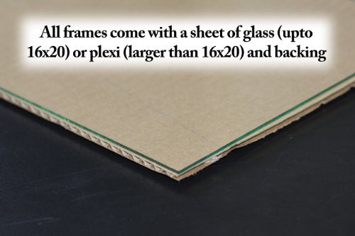 Collage Photo Frame Single Mat with 3-8x10 Openings Satin Black Frame G821829