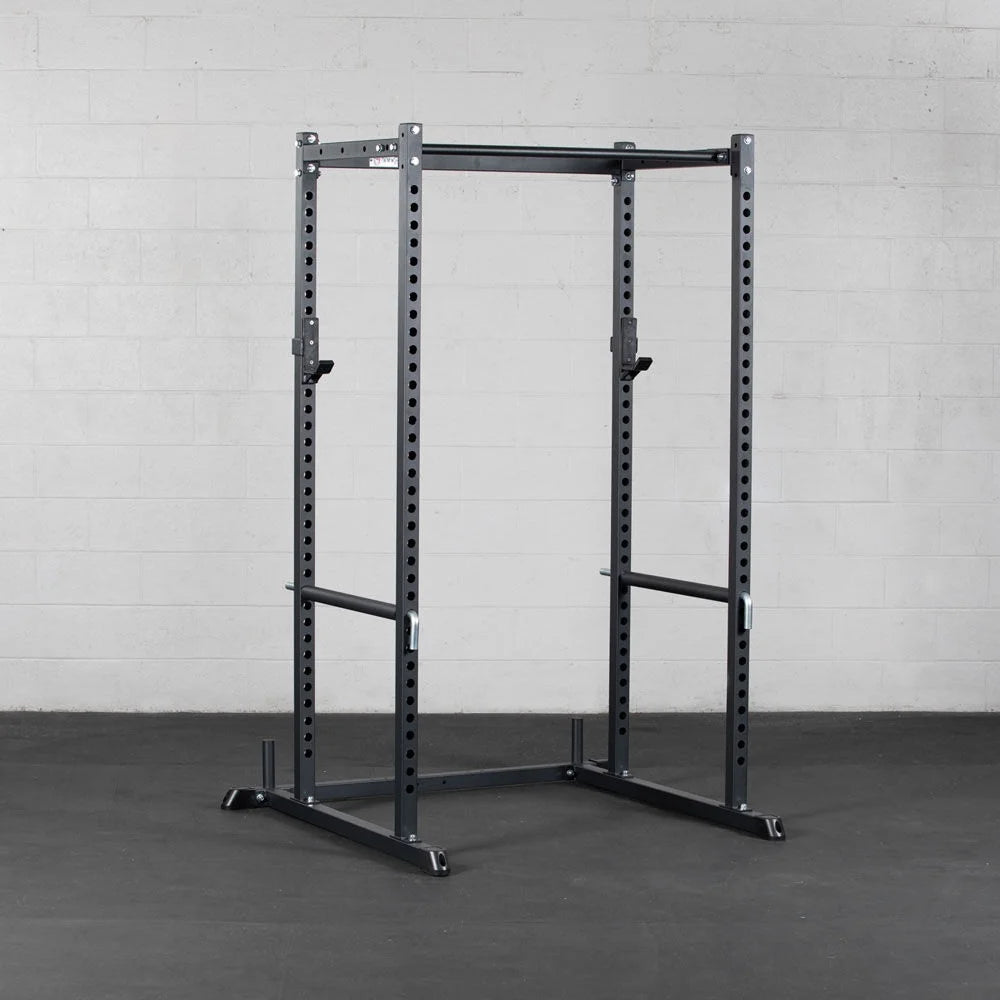 Tall 83" Power Rack with Pull Up Bar, Pin and Pipe Safeties, J-Hooks Z411