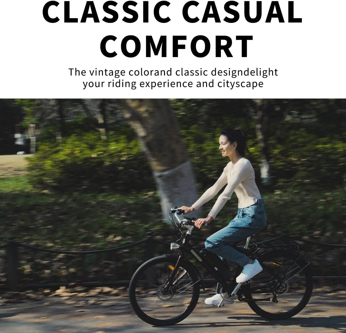 500W 28" Electric Bike with 48V 12.8AH Lithium Battery and Shimano 7 Speed N57848