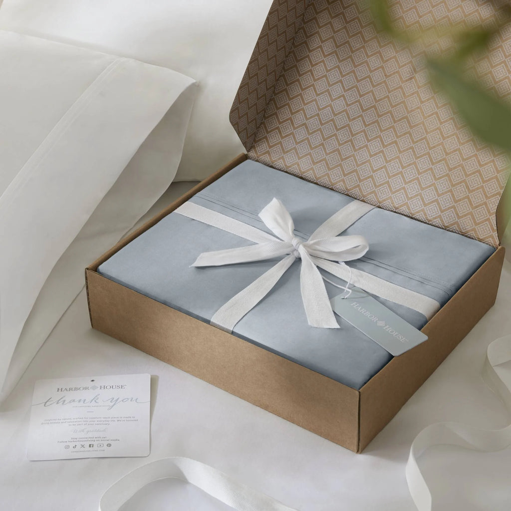 Blue Cal King 4 Pieces Sateen Sheet Set S45712