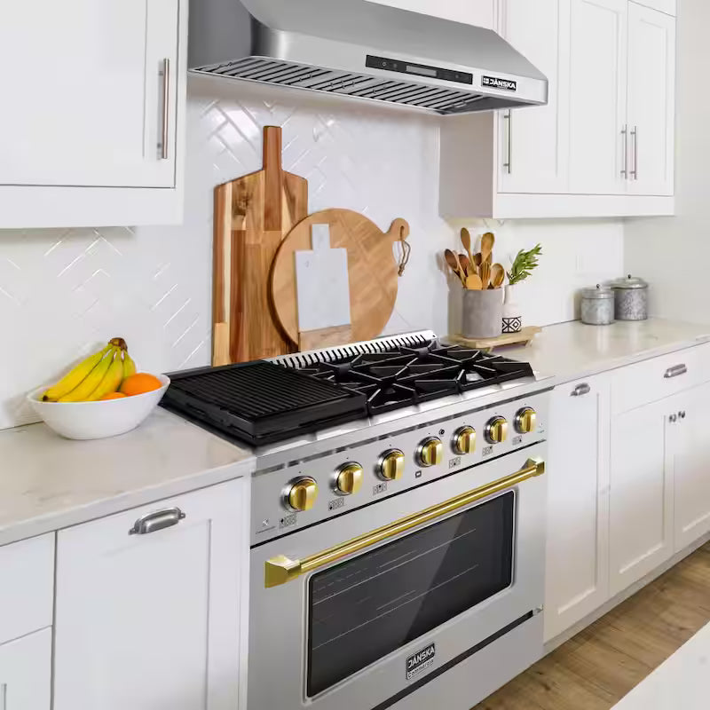 36 in. 5.2 cu. ft. Gas Range with 6-Sealed Burners J77679
