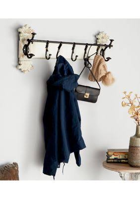 White Metal Vintage Wall Hook H751