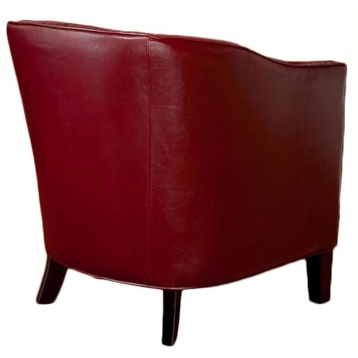 Red Leather Club Chair M143265