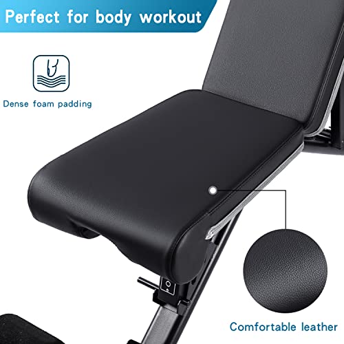 Adjustable Weight Bench 1100 lb Foldable N1110