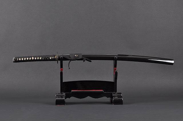 Black Scabbard Aluminium Alloy Unsharpened Training Katana H3284