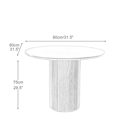 Pine Wood Round Dining Table C81113