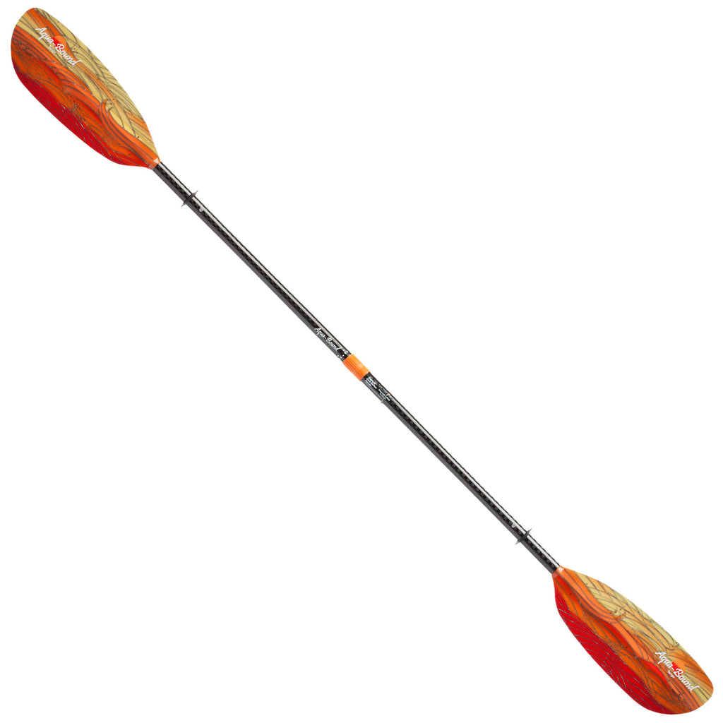 Fiberglass Carbon Kayak Paddle 4pc 215 Black U3509