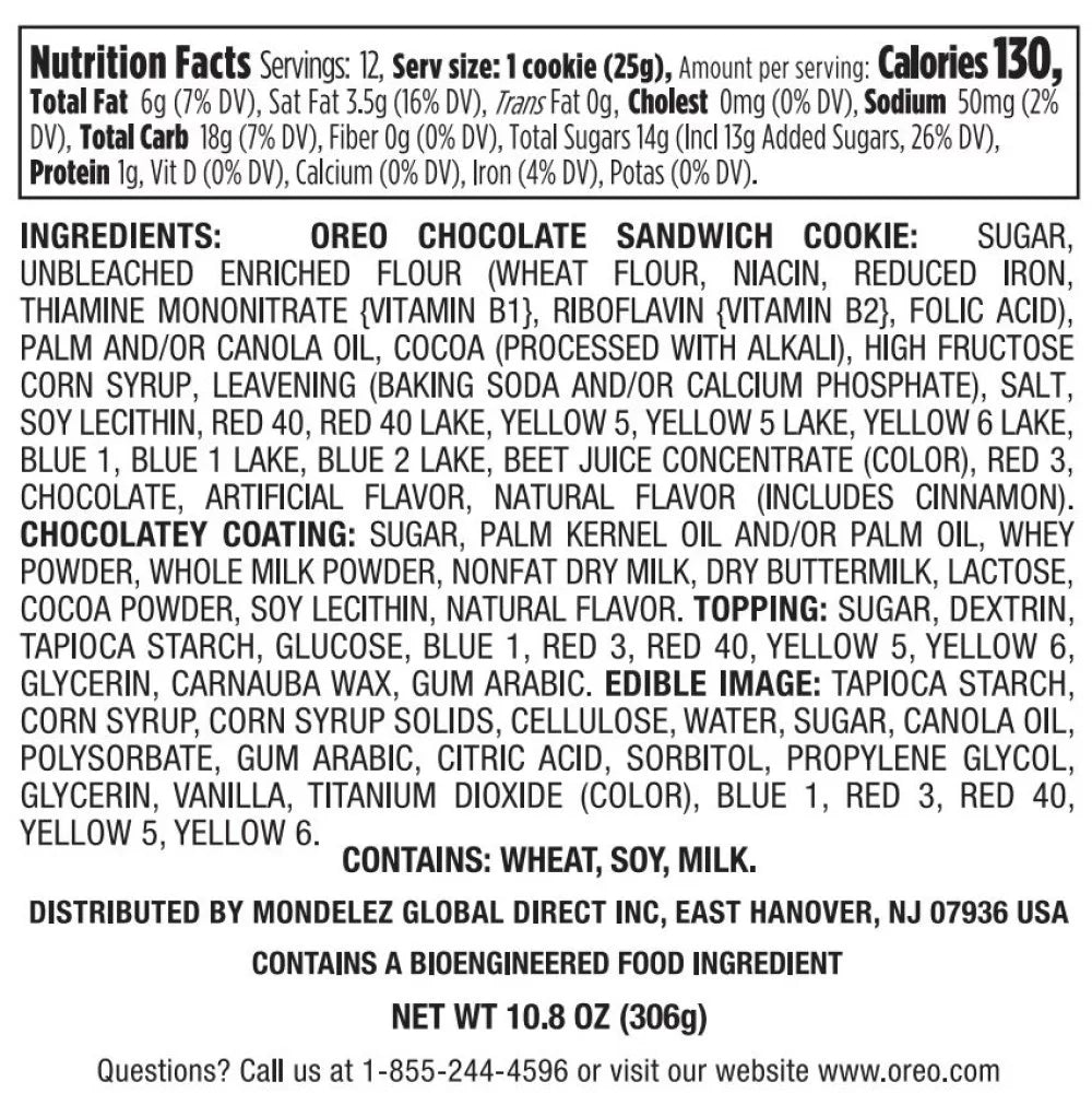 Chocolate Sandwich Cookies with White Chocolate and Sprinkles, 12ct I850