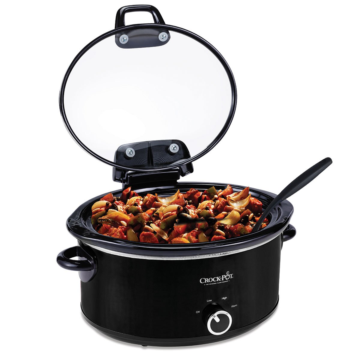 6-qt. Oval Slow Cooker, Black K558