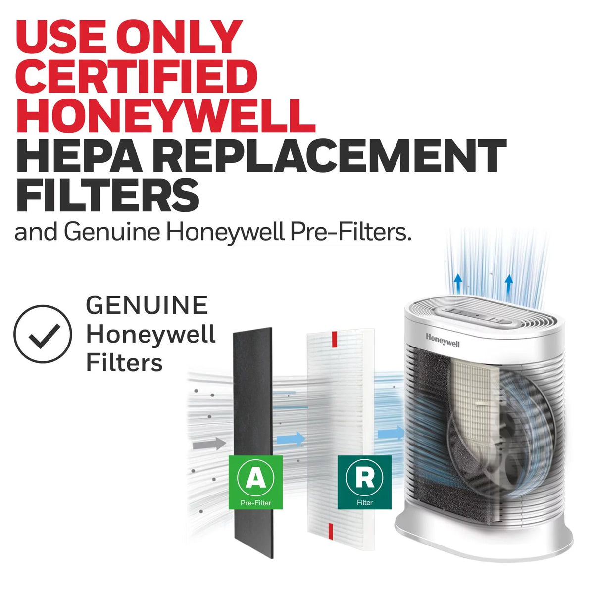 Air Purifier HEPA Filter 465 sq ft Y127277