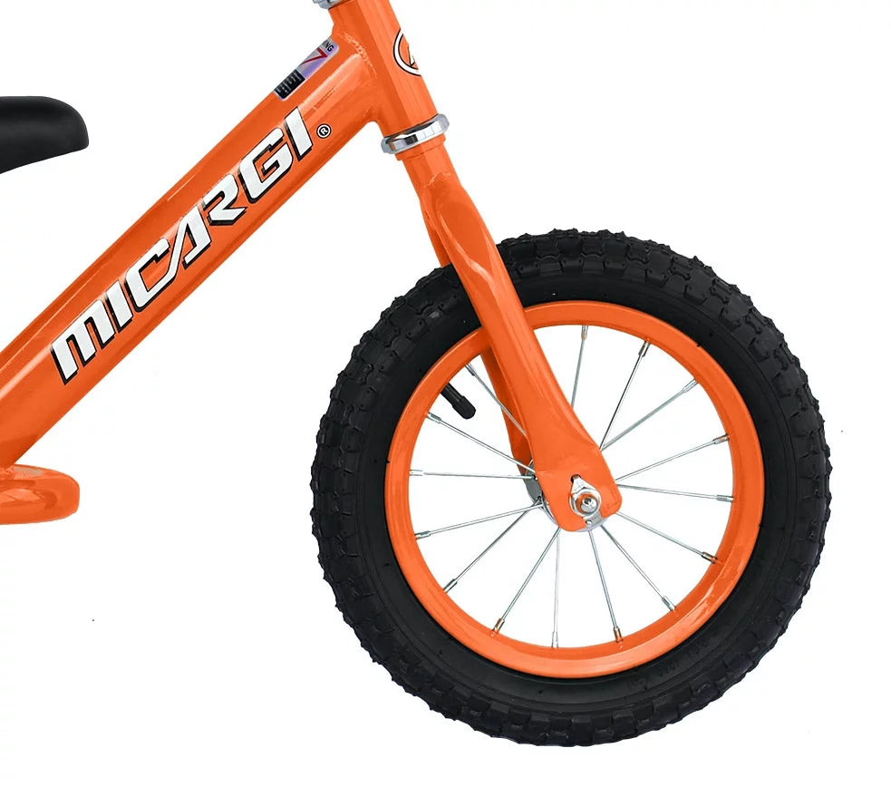 12 No-Pedal Steel Frame Balance Bike with Air Tire F796