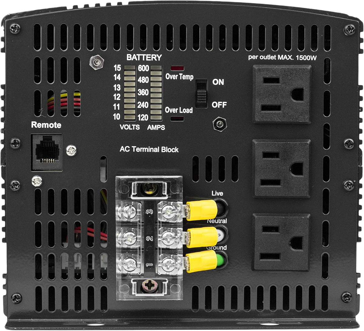 12V 5000 Watt Power Inverter with Remote Control W789