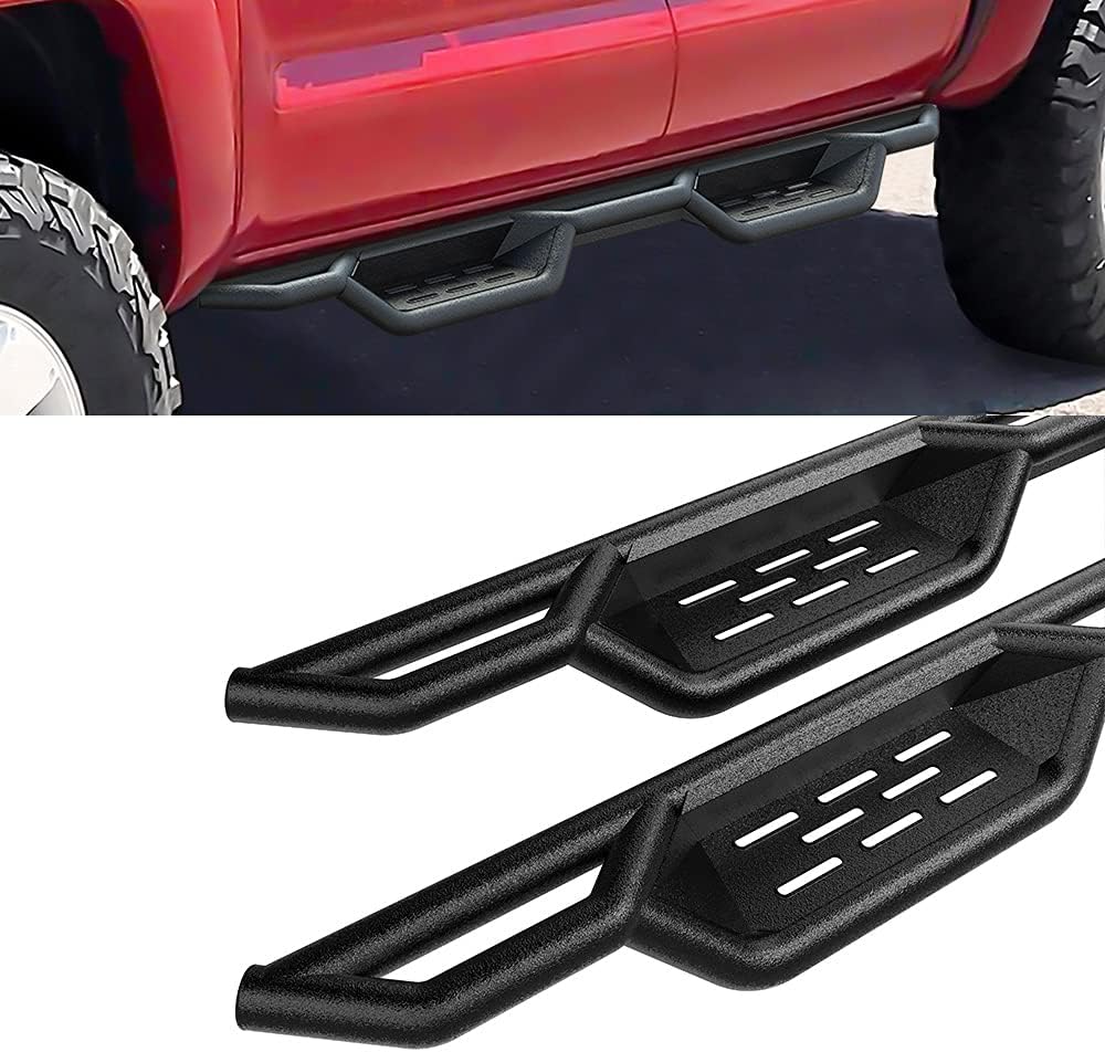 Drop Down Style Running Boards Side Step Rock Slider for Toyota Tacoma Double Crew Cab H119336