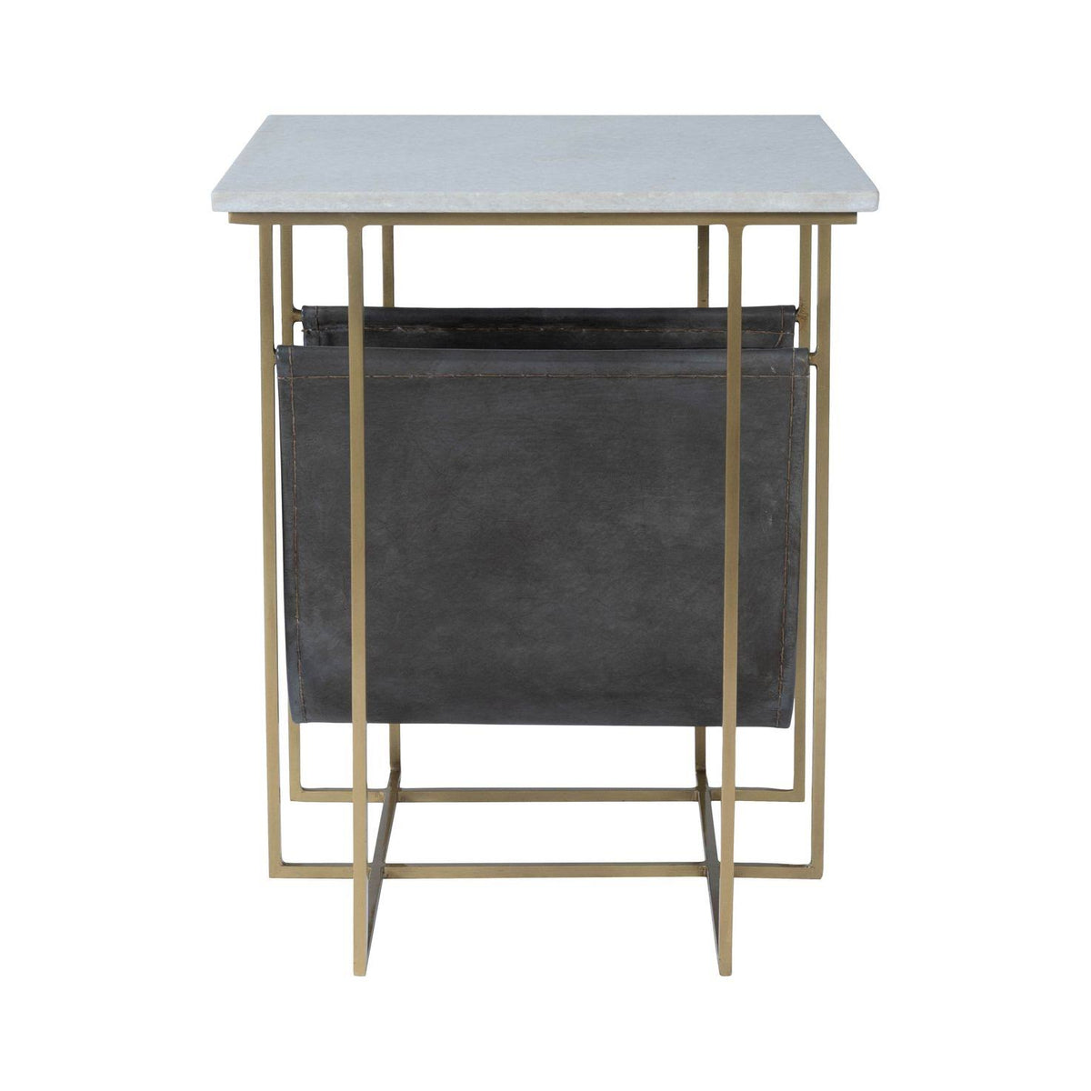 Marble Leather Magazine Table O378242