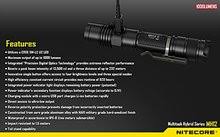 Rechargeable Flashlight with USB Cable and Car Adaptor Y977426