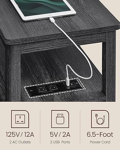 Narrow Nightstand with 2 Drawers C227221
