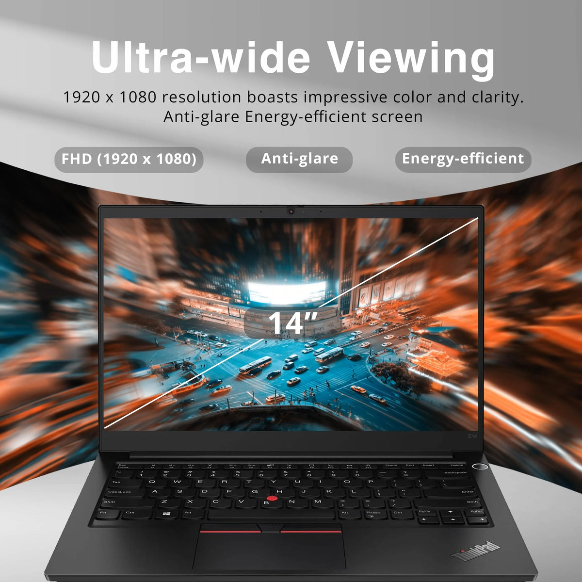 14" FHD Laptop, AMD Ryzen 7 5700U, 36GB RAM, 2TB SSD, Black H414256