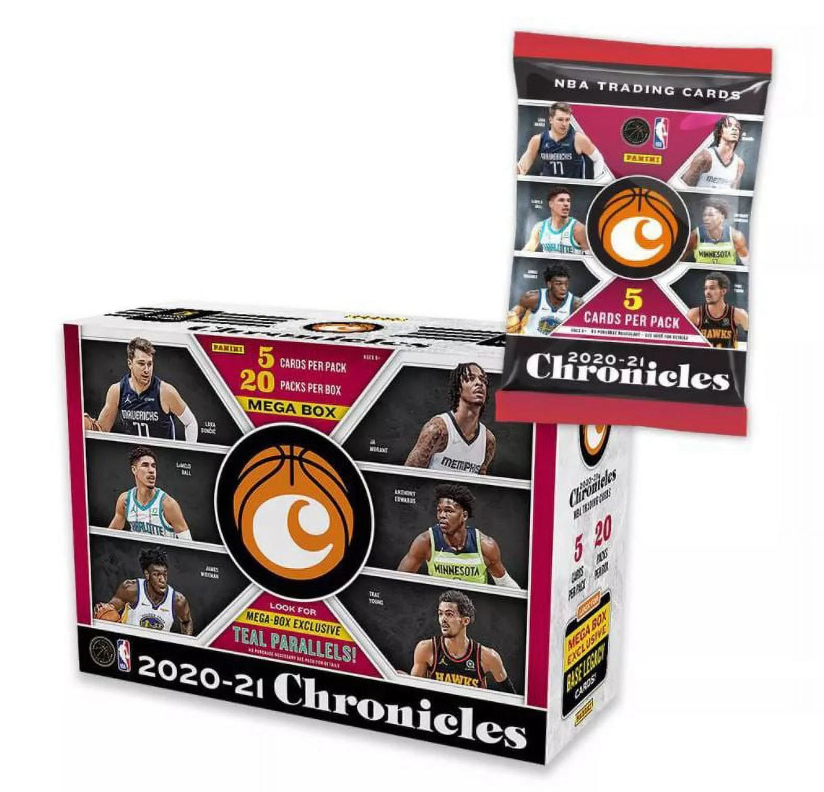 NBA Basketball Trading Card Mega Box Y718927