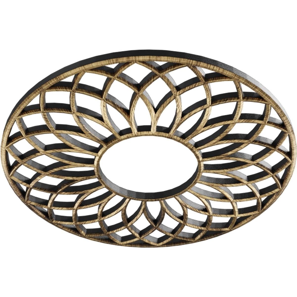 40x22OD x 13 5/8x22ID x 1x22P PVC Ceiling Medallion C597